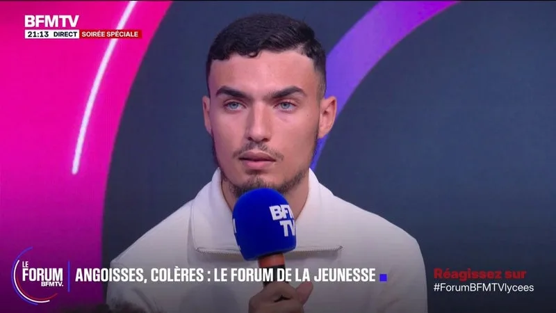 FORUM BFMTV - Mouvement lycéen: "Je n'attends pas de mot de la part du ministre, j'attends sa démission", assure Mehdi, étudiant en première année de droit