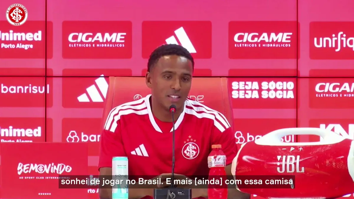 Eliasson na chegada ao Internacional: “Sempre sonhei em jogar no Brasil”