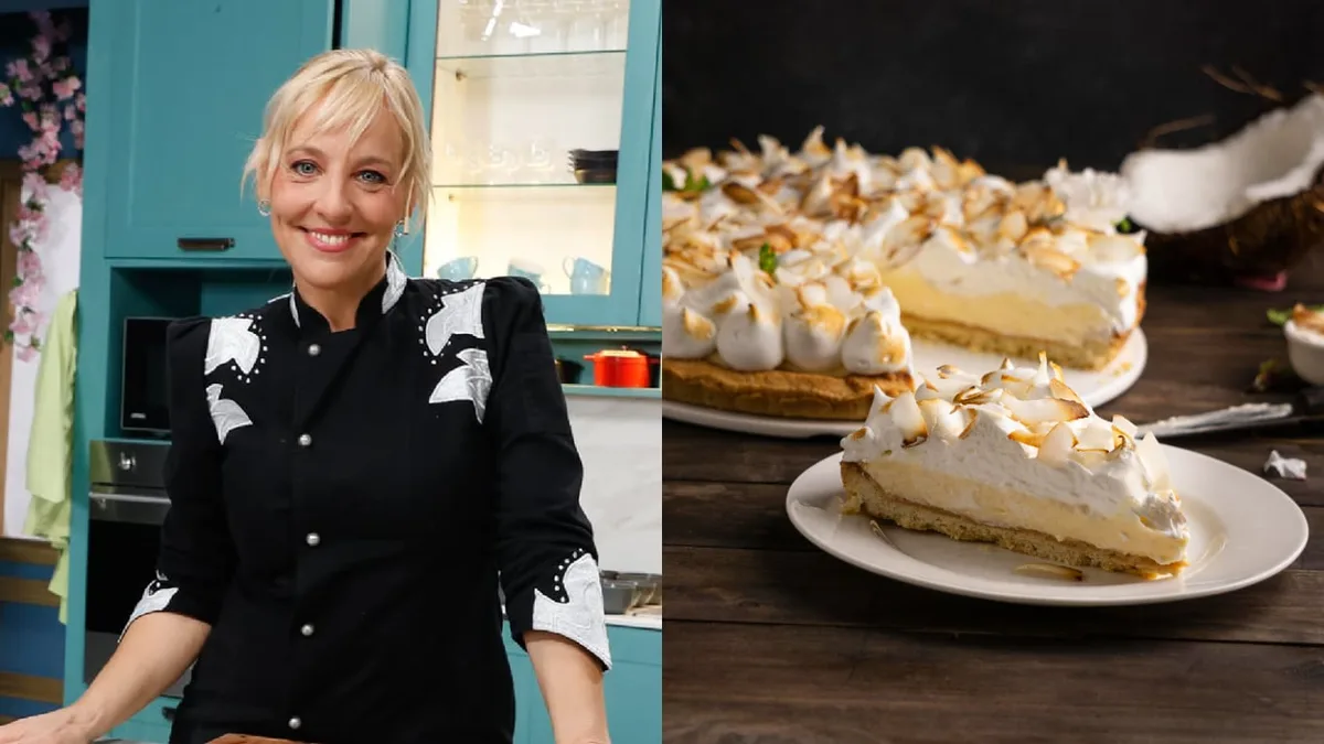 Jimena Monteverde prepara un lemon pie exprés y diferente: “Hay que revolver hasta que solo empiece a espesar”