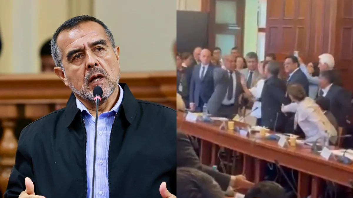 Iber Maraví da su versión de cómo se originó la gresca con el ministro César Astudillo durante el debate de facultades legislativas