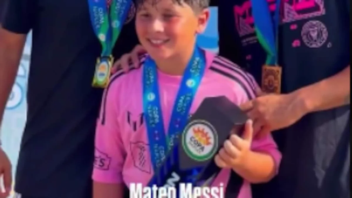 Lionel Messi's Son Mateo Leads Inter Miami Academy To Naples Cup Title