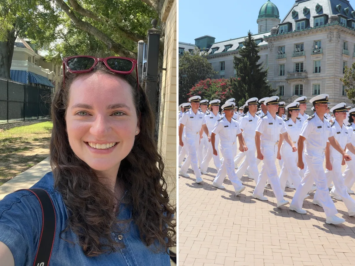 I visited the elite United States Naval Academy in Annapolis. An 8-minute ceremony gave me goosebumps.