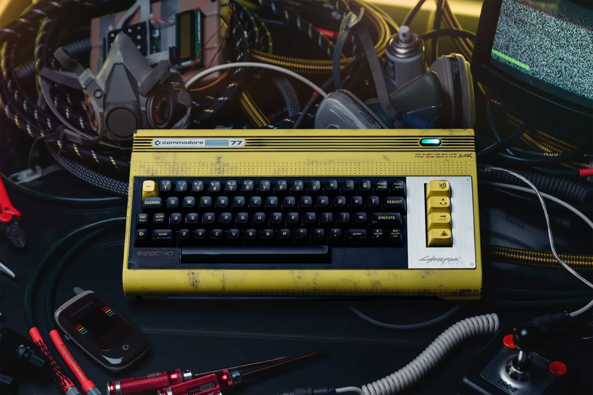 They Really Didn’t Have to Go This Hard for the Cyberpunk 2077 Edition of the Commodore 64