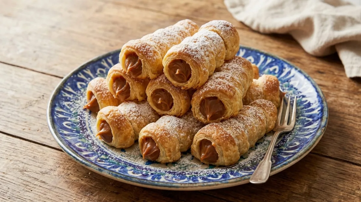 Cañoncitos de dulce de leche: cómo hacerlos con 4 ingredientes y en pocos minutos