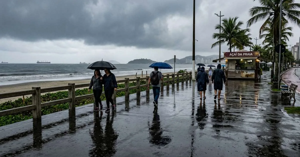 Previsão do tempo em Santos (SP) hoje: veja como fica o clima nesta segunda-feira