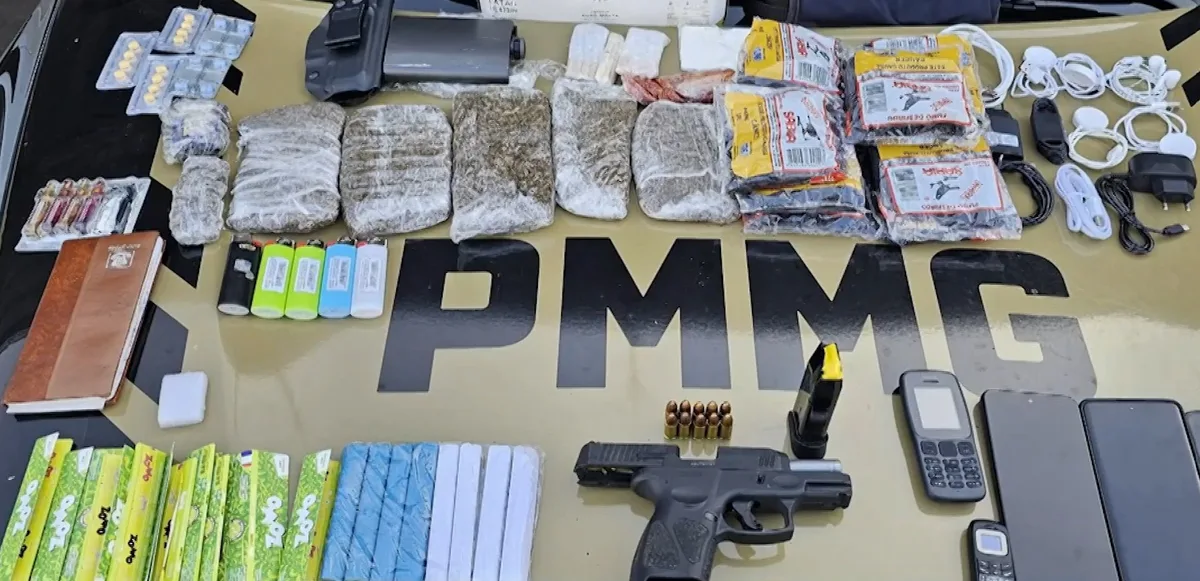 Policial penal é preso com droga que seria levada para presídio em Ouro Preto