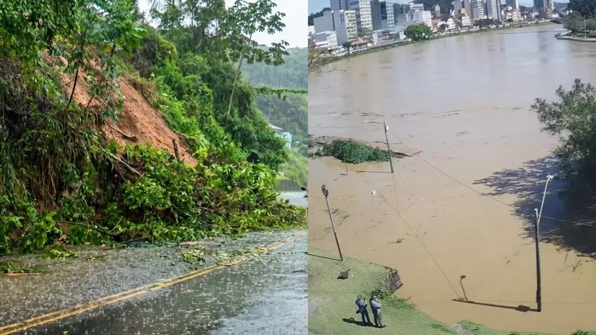 ‘Poder destrutivo muito grande’: chuvas dão trégua, mas deslizamentos de terra se tornam perigo eminente e principal preocupação da Defesa Civil em Blumenau