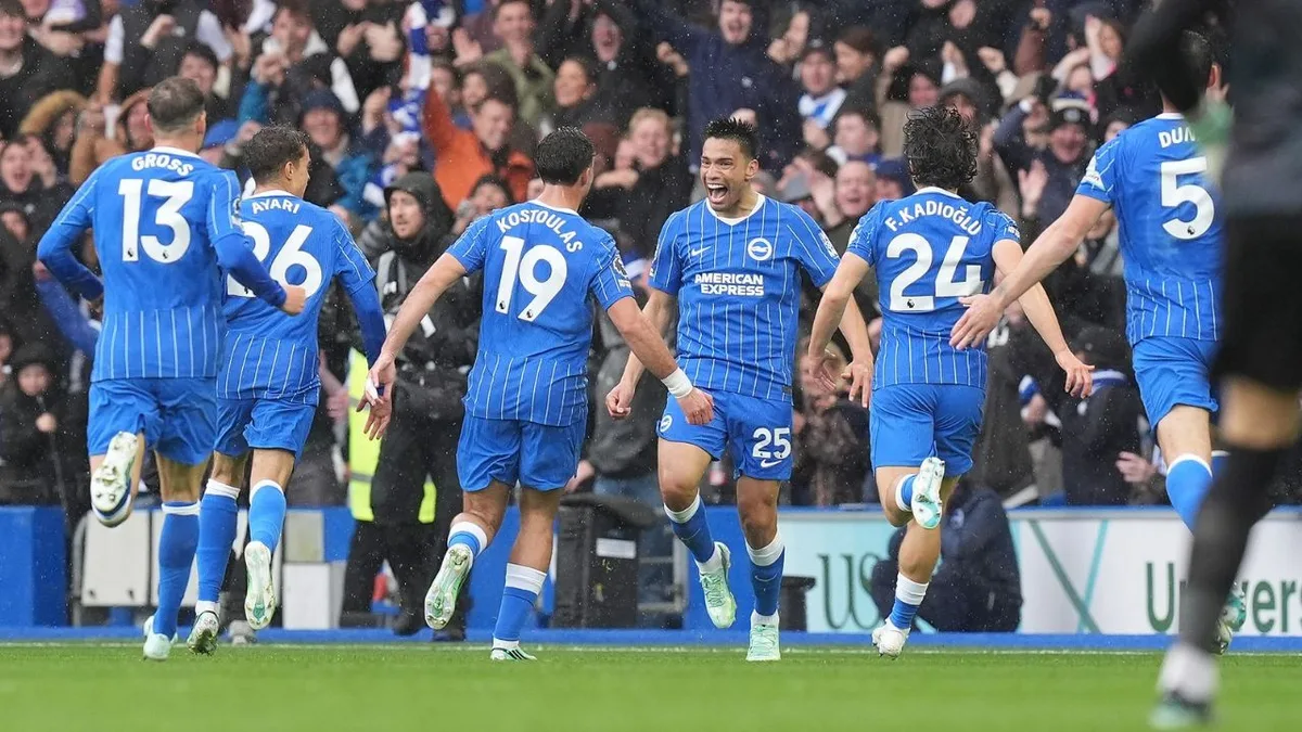 Premier League Roundup: Man U draws and Brighton has 50-metre goal