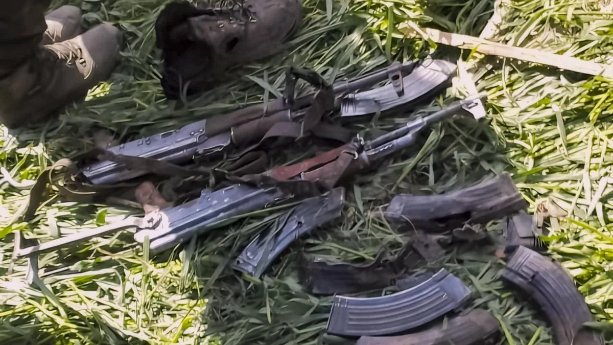Cache of arms, ammunition recovered from forest in Jammu and Kashmir's Baramulla
