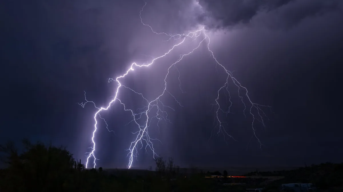 Hay alerta amarilla por tormentas en 4 provincias para hoy, martes 18 de agosto