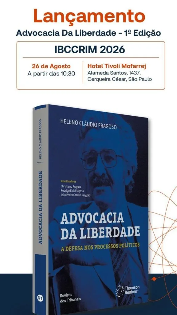 IBCCRIM atualiza obra ‘Advocacia da Liberdade’, de Heleno Fragoso