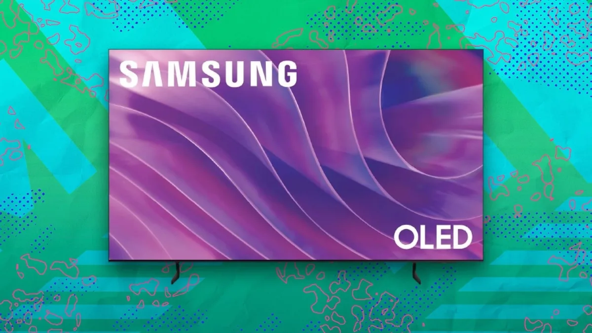 The Samsung S84F 77-Inch Class OLED TV is down to $1,297.99 this weekend — a saving of $300