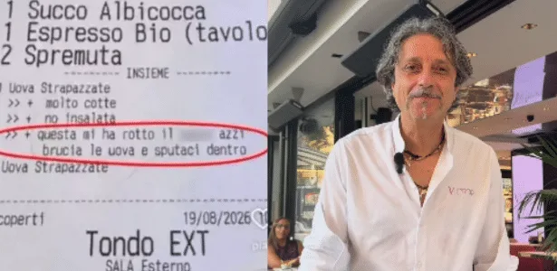 Brasileira recebe comanda ofensiva na Itália, e restaurante debocha do caso