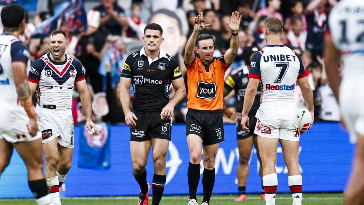Penrith Panthers say Nathan Cleary should avoid ban after hit on Hugo Savala in NRL qualifying win over Sydney Roosters