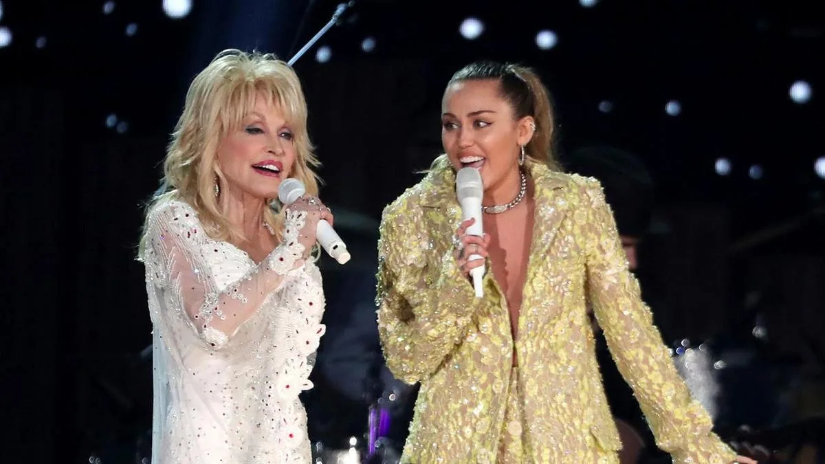 Miley Cyrus remembers 'angel' godmother Dolly Parton