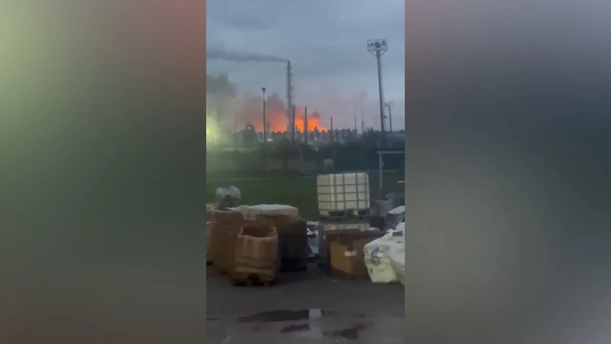 Ucrania atacó una planta petroquímica clave en la región rusa de Samara