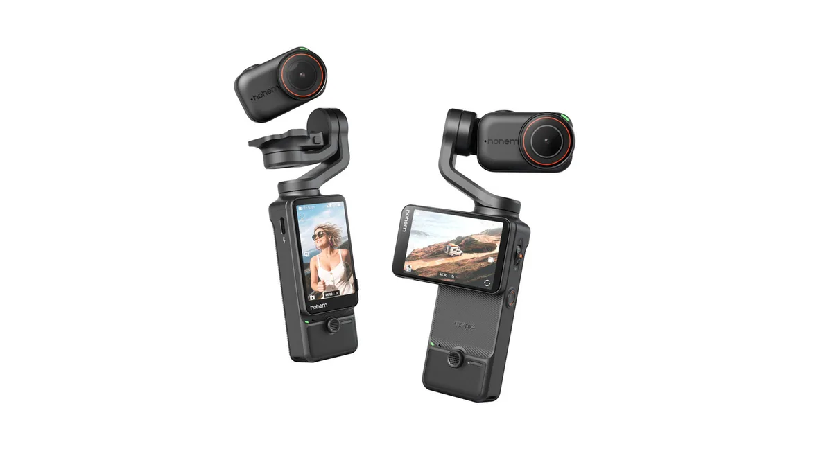 Hohem's Eyepic gimbal camera has a detachable camera