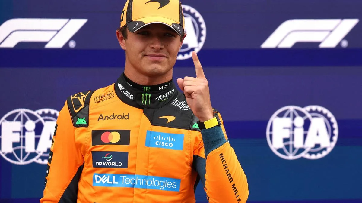 Lando Norris on pole for Dutch Grand Prix as Russell cruises to sprint win