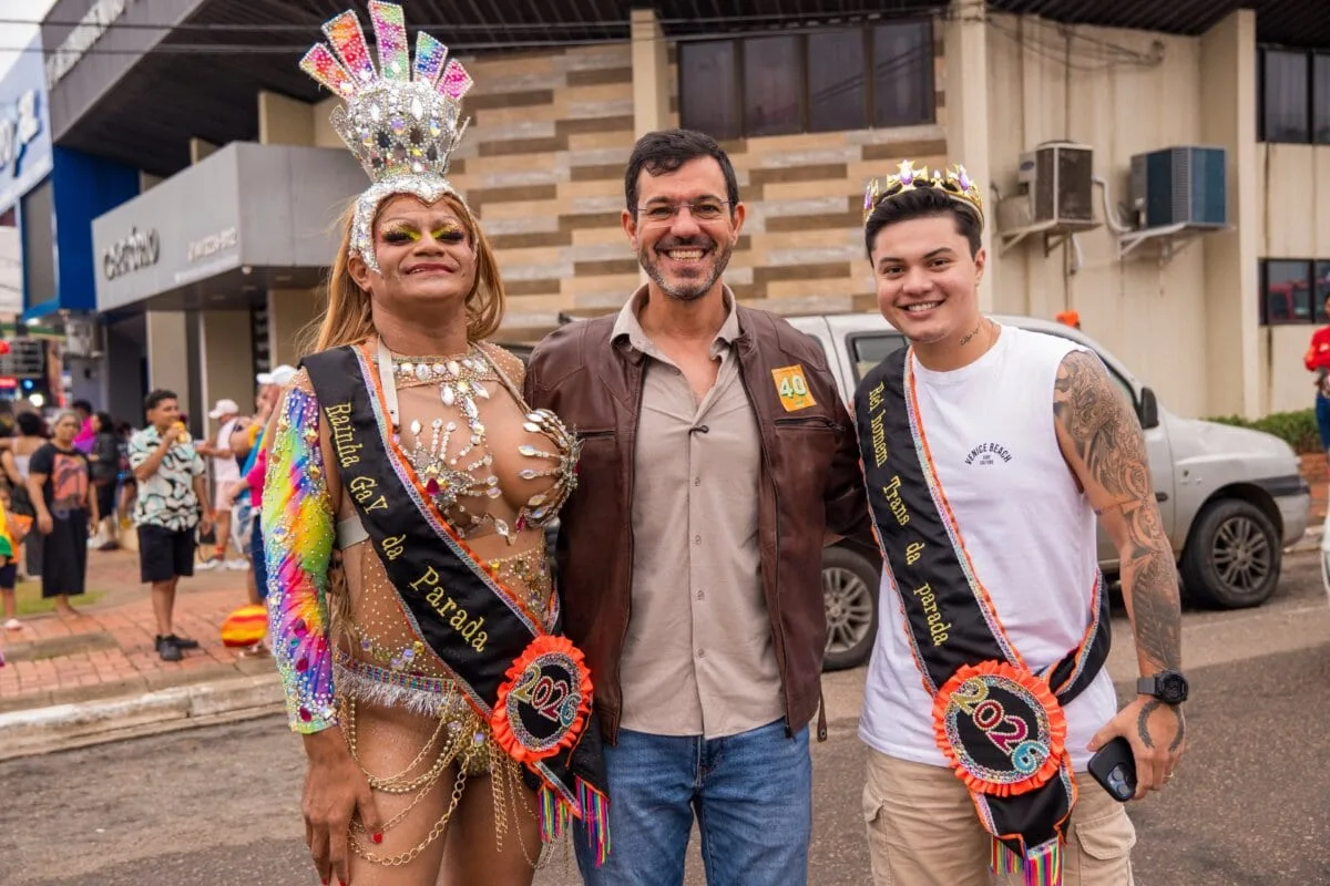 Thor Dantas participa da 20ª Parada do Orgulho LGBT+ e destaca importância do respeito à diversidade no Acre