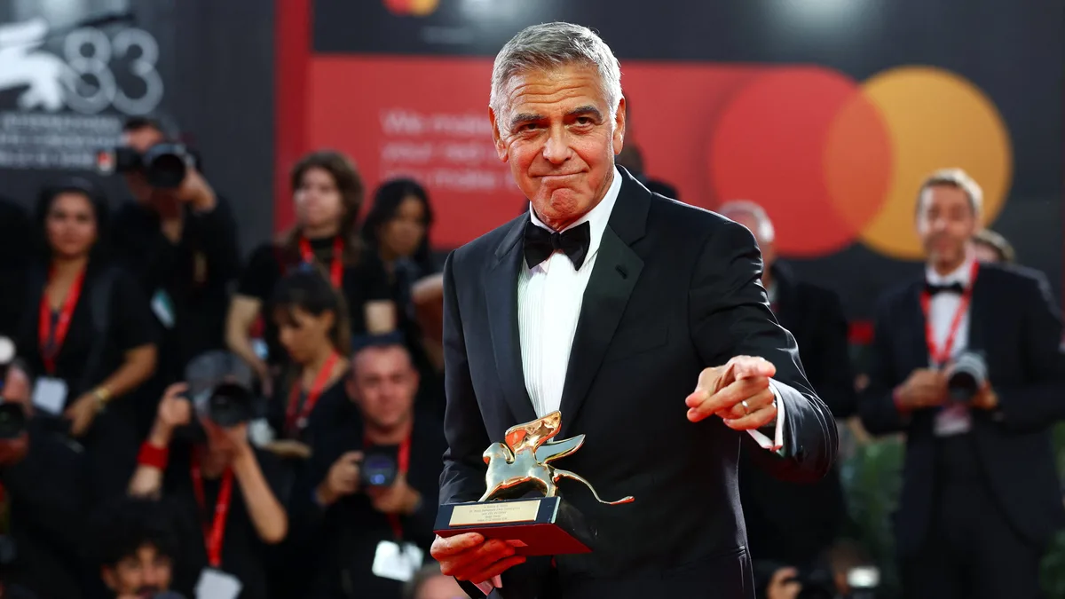 George Clooney, León de Oro Honorífico en el Festival de Venecia: “Las historias siempre son peligrosas para la gente que trafica con el miedo”