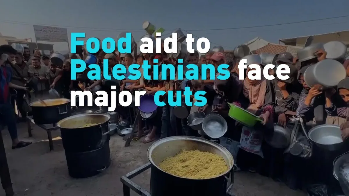 Food aid to Palestinians face major cuts