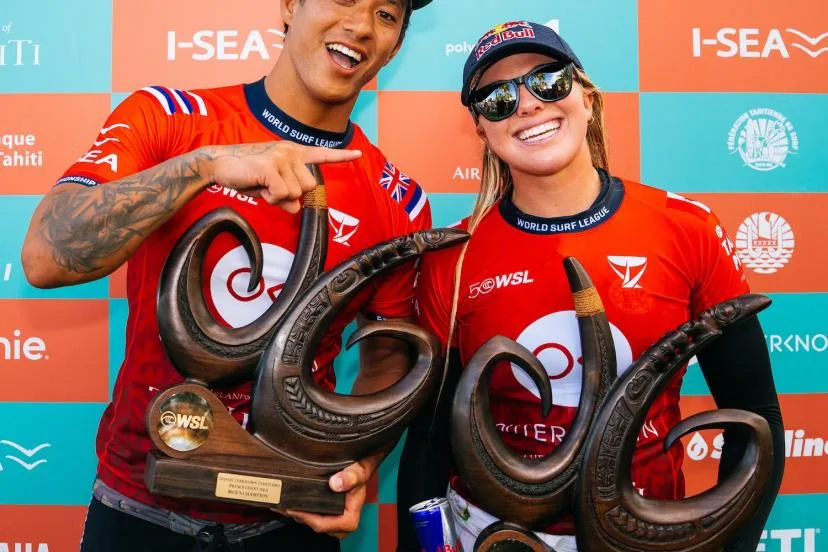 Tahiti Pro : Seth Moniz et Erin Brooks, une première à Teahupoo et sur le circuit pro