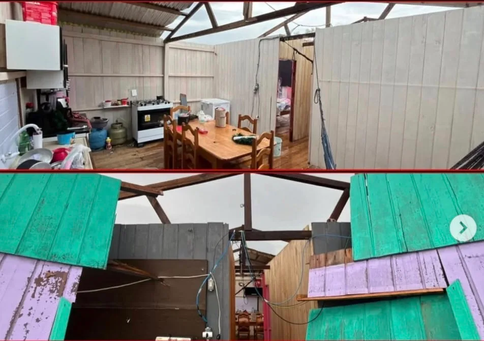 Tarauacá leva ajuda emergencial a famílias que tiveram casas destruídas em vendaval