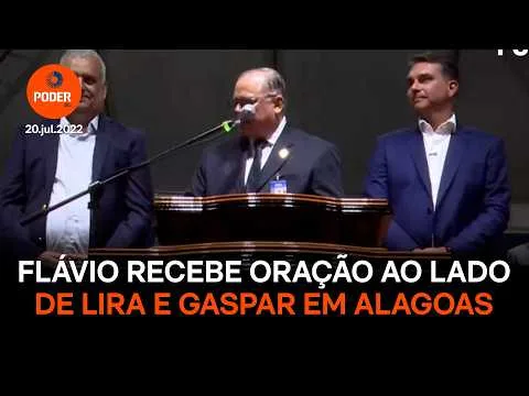 Pastor ora por Flávio e pede que Brasil “não caia nas garras do inimigo”