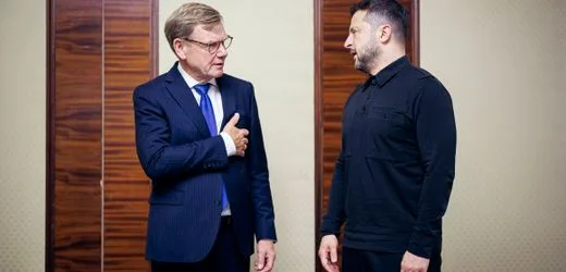 Ukraine: Während Außenminister Johann Wadephul in Kyjiw Wolodymyr Selenskyj trifft, wird Luftalarm ausgelöst