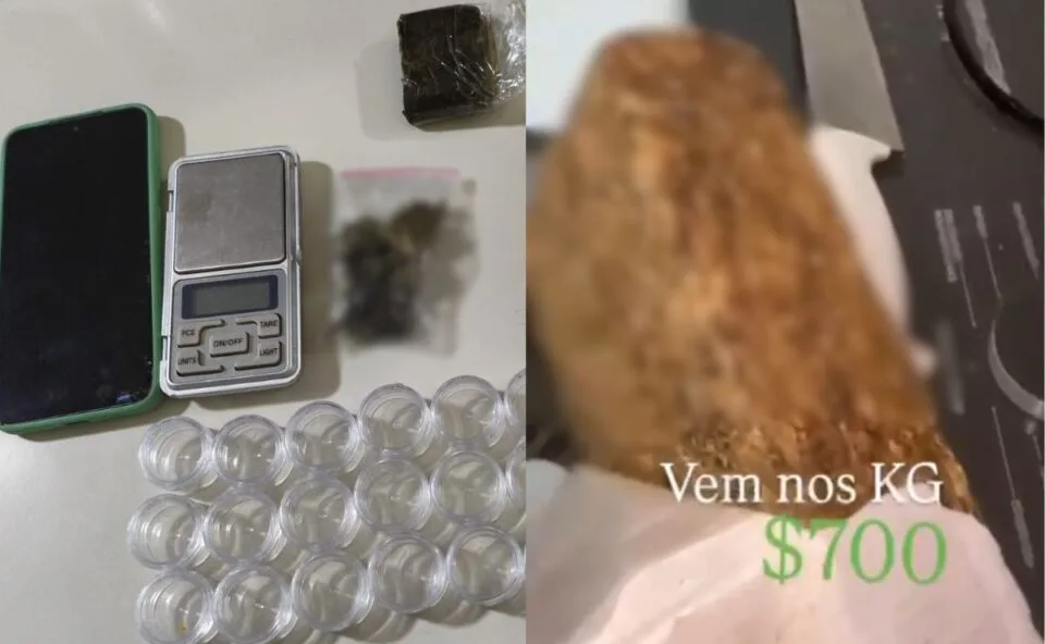 Assista! Homem é preso por vender drogas pelas redes sociais em Colombo