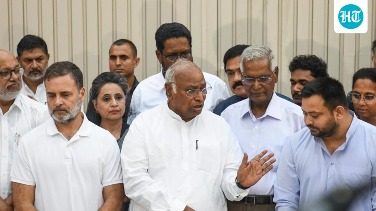 Kharge accuses BJP of suppressing dissent; says people won’t bow down to ‘oppressive policies’