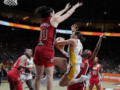U.S. women top Spain 76-66 to reach the FIBA World Cup final against France