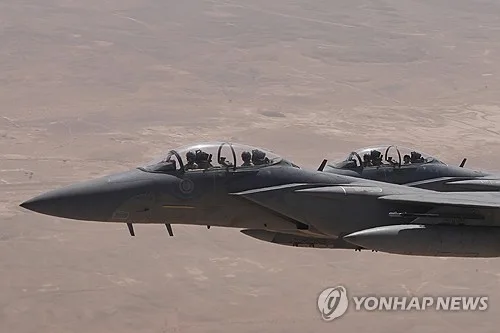 예멘 후티 반군 "사우디 F-15 전투기 격추" 주장