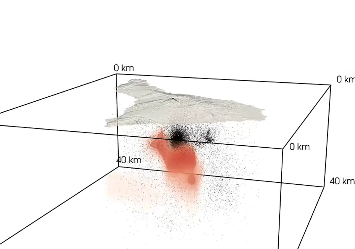 Científicos localizan la gran bolsa de magma que Tenerife guarda bajo la superficie