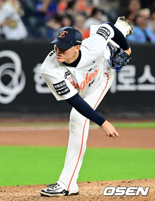 '패전-패전' 한화 1순위 우완, 그래도 성장 기다린다…김경문 감독 "아프지만 않으면 계속 선발"