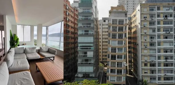 Imóvel em prédio torto de Santos custa R$ 2 milhões; veja como é por dentro