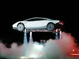 'This is a prank, right?' Social media is baffled by Tesla's flying car stunt - as one jokes 'car insurance companies are going to s*** themselves'