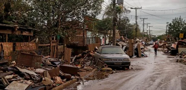 Inmet alerta para grande perigo de tempestade no Sul do país