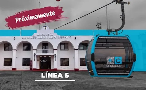 Magdalena Contreras se suma a Cablebús de Línea 5 con 4 estaciones; conectará con Álvaro Obregón