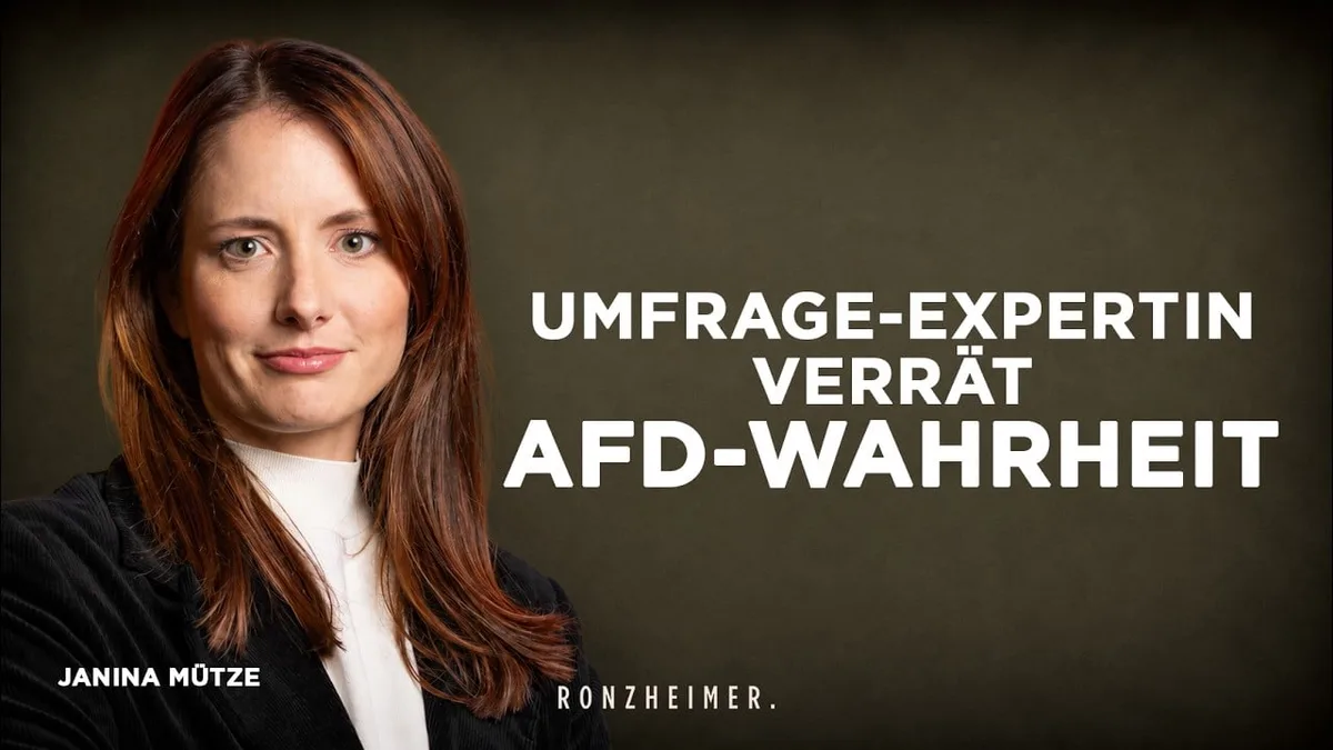 RONZHEIMER - Ist eine riesige AfD-Überraschung möglich? Mit Janina Mütze