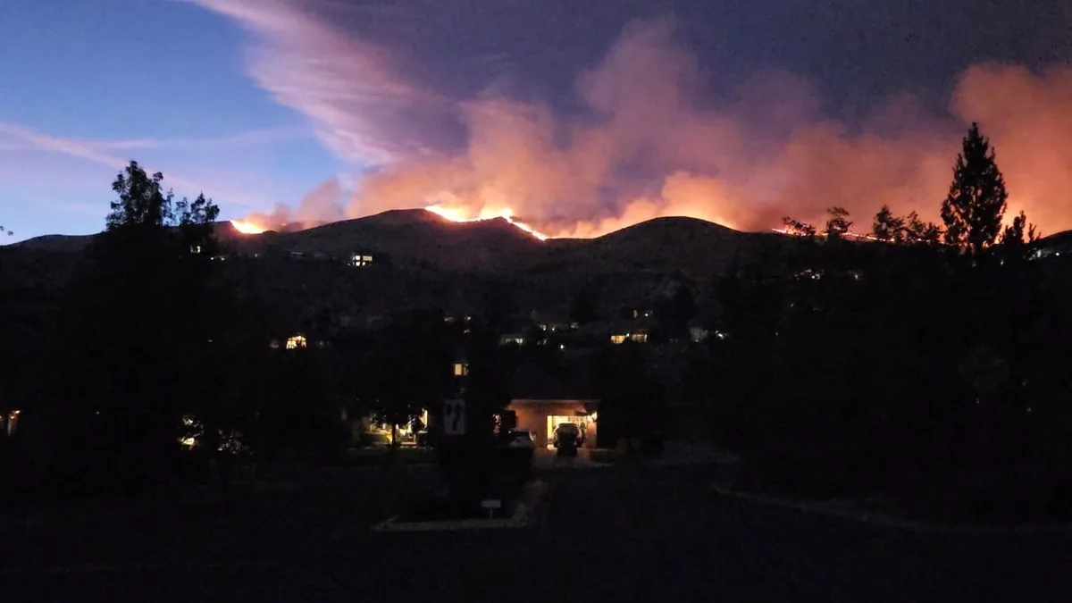 Tens of thousands ordered to evacuate in Nevada as fire threatens Reno