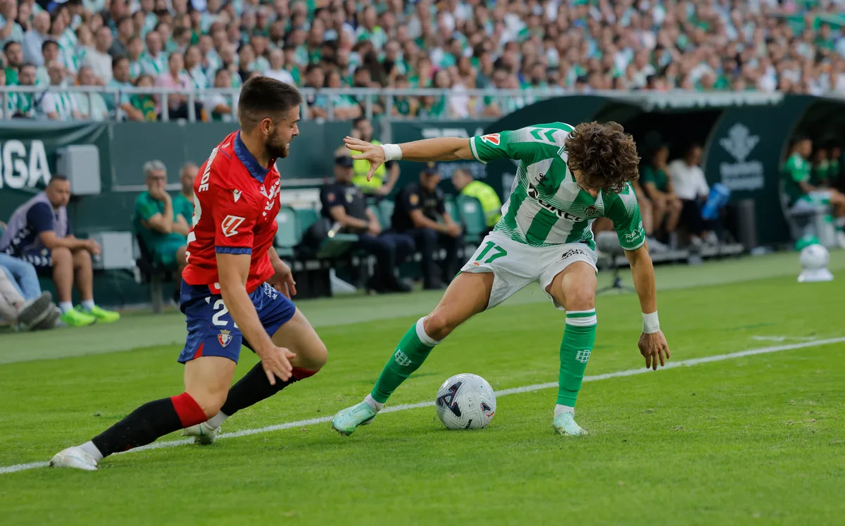 Betis - Osasuna en directo: LaLiga EA Sports hoy, en vivo
