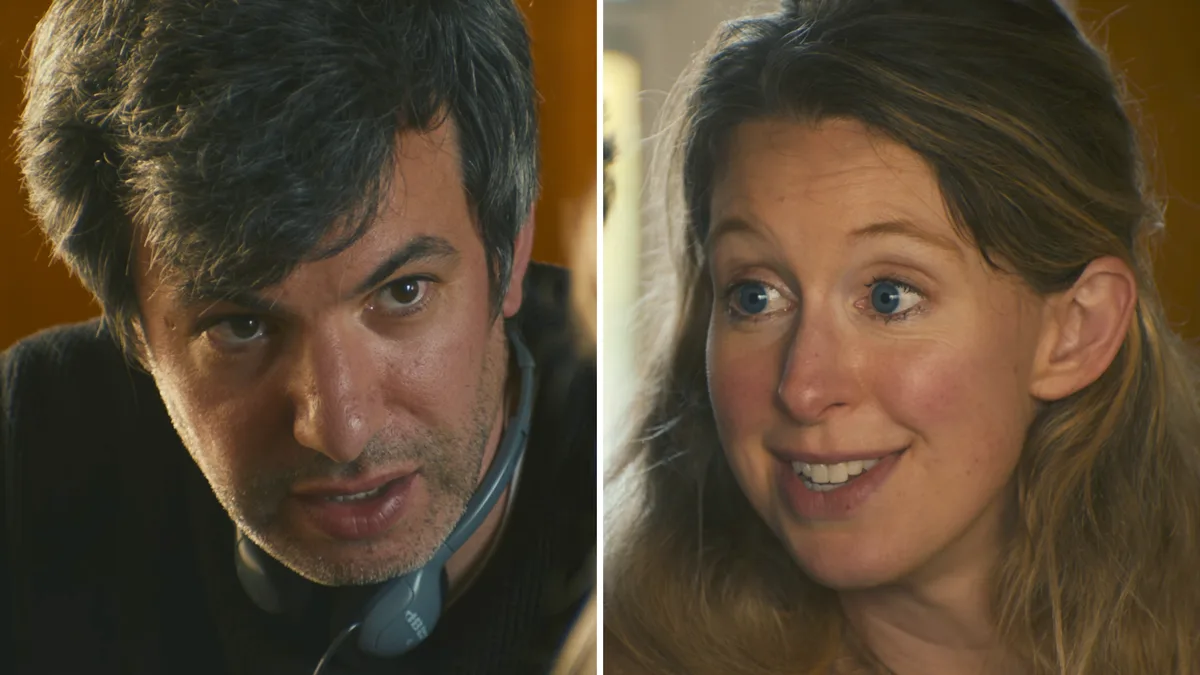 Nathan Fielder and Theranos Elizabeth Holmes have intense exchange in You Can See Everything doc trailer