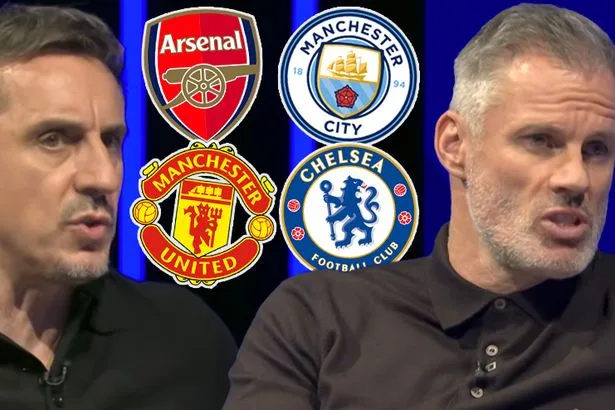 Gary Neville and Jamie Carragher make Premier League predictions with shock relegation candidate