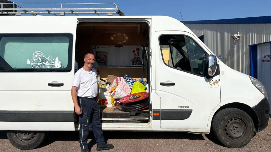 Ce Bourguignon consacre sa seule semaine de vacances à collecter des dons pour les sinistrés des méga feux de Gironde