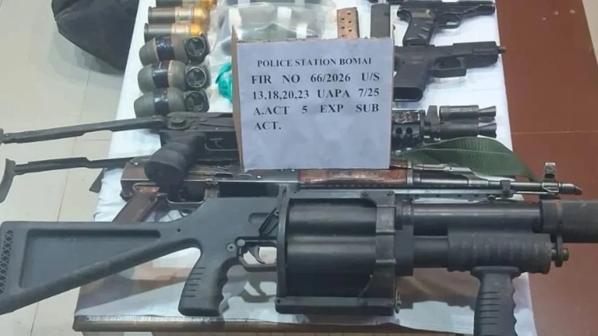 Huge Cache Of Arms, Ammunition Recovered From Cave In Jammu And Kashmir