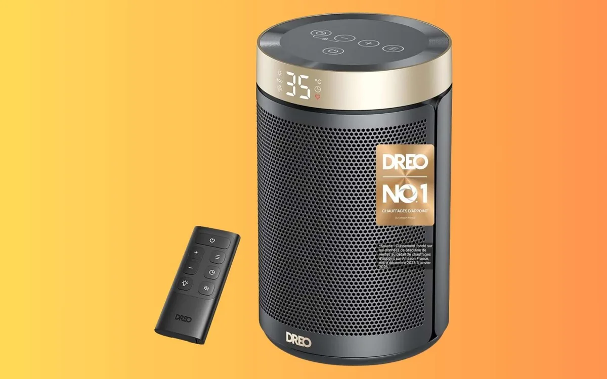 Ce chauffage d'appoint Dreo de 1 500 W voit son prix prendre un sacré coup chez Amazon