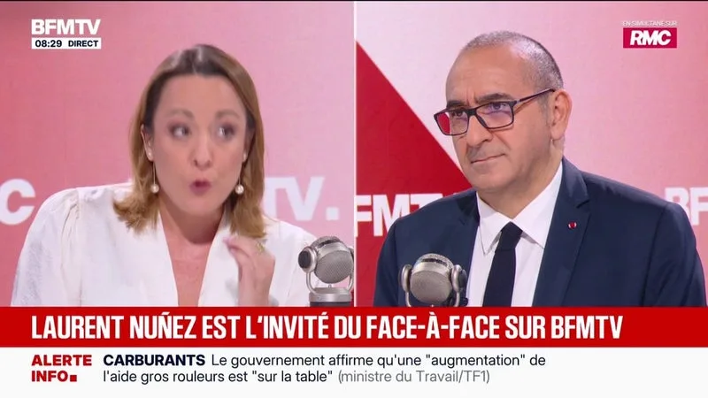 Saint-Pierre-des-Corps: Laurent Nuñez, ministre de l'Intérieur, dénonce les "violences urbaines"