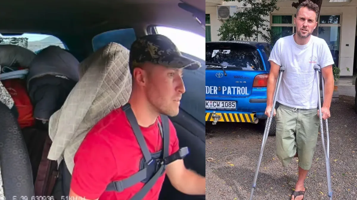 La pesadilla del 'youtuber' Charles Wright en Etiopía: de ser disparado en el pie mientras conducía a su cirugía en pleno apagón