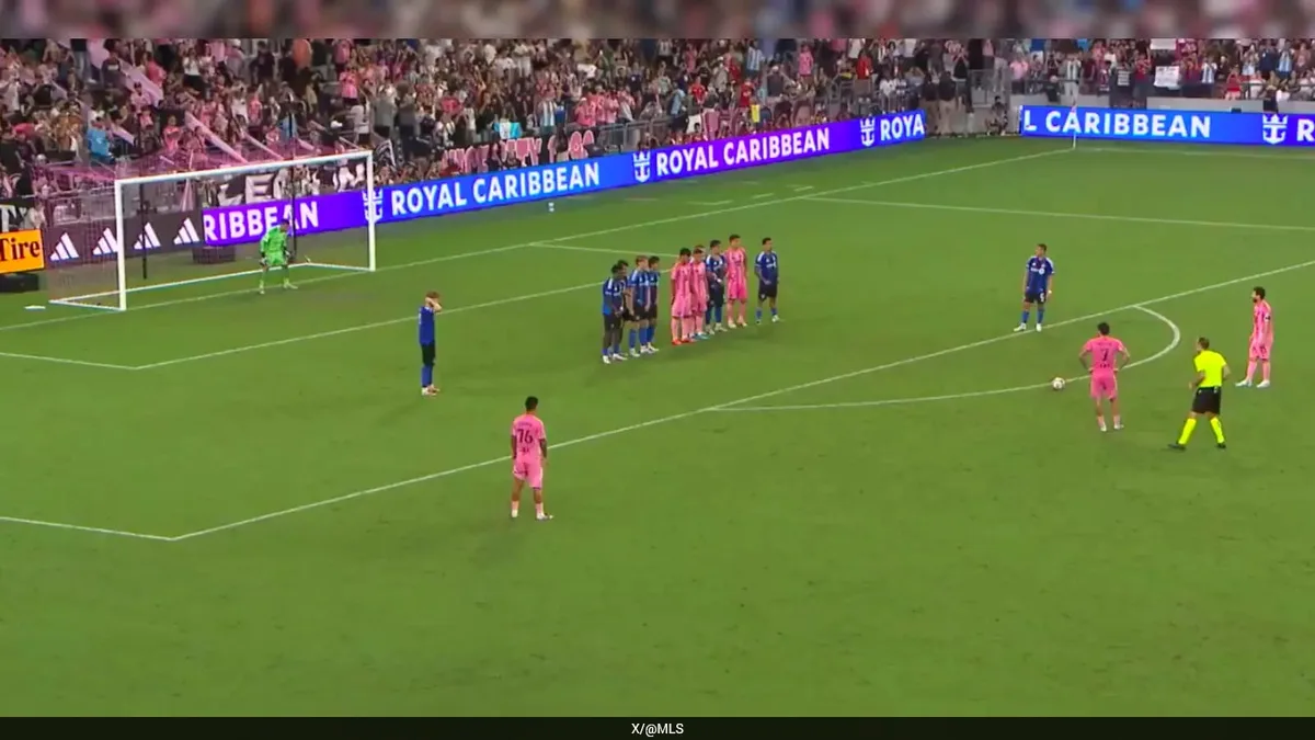 Lionel Messi Bags Stunning Free-Kick, Scores 4 Goals In Single Match For Inter Miami. Watch